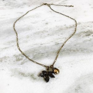 🍀Gold Fall Charms Necklace🍁